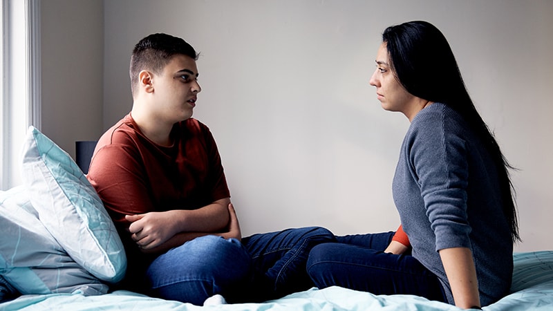 Talking to your child about addiction problems