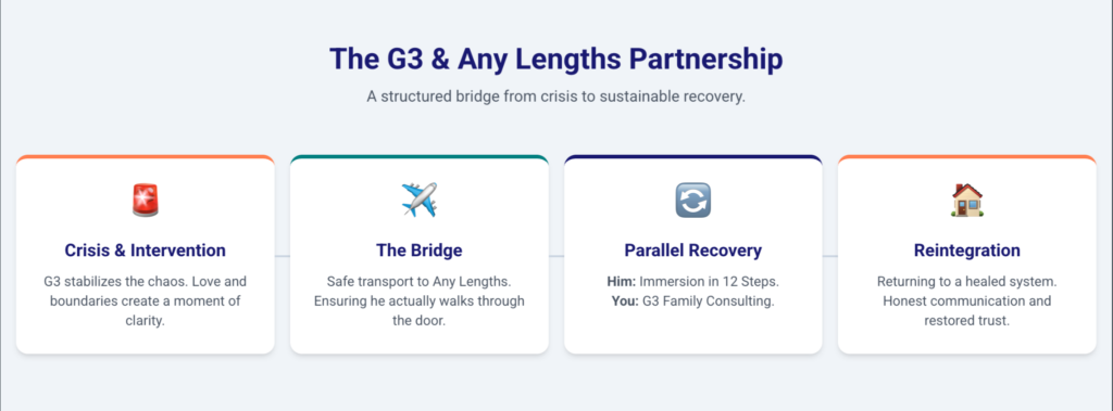 G3 and Any Lengths recovery partnership model